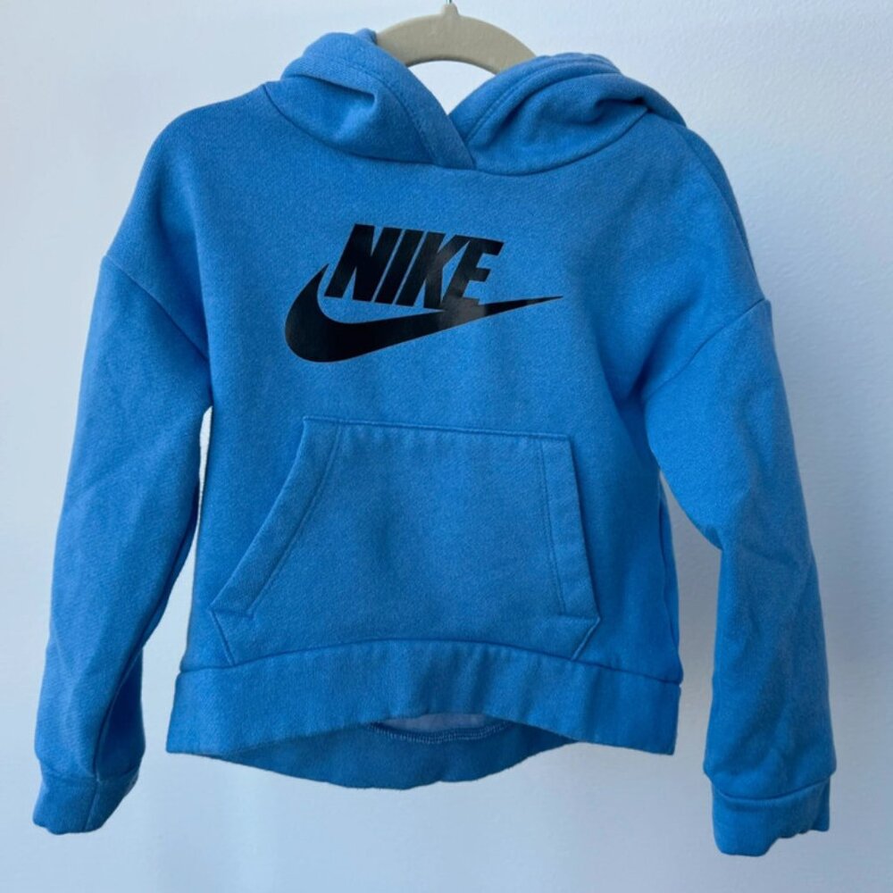 Nike 2T blue shimmer hoodie sweatshirt